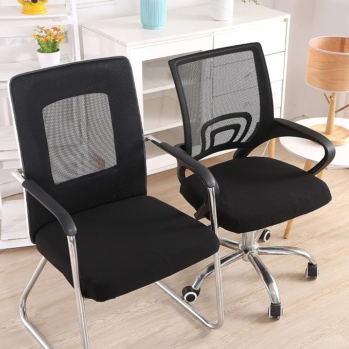 Smiry Stretch Jacquard Office Computer Chair Seat Covers, Removable Washable - Image 2