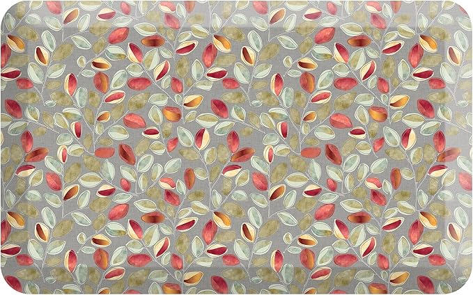 GelPro Anti-Fatigue Designer Comfort Kitchen Floor Mat Orchard Sultry Grey 20x32-DeskLoop Office