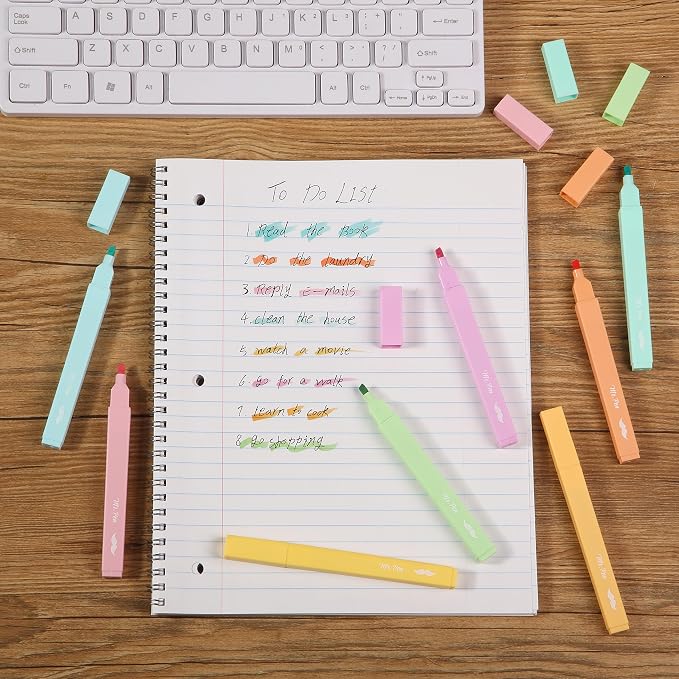 Mr. Pen- Aesthetic Highlighters, Chisel Tip, Summer Colors | Cute Highlighter - Image 6