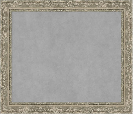 Amanti Art Silver Framed Magnetic Board 24x28 Medium Vision Board by AmantiArt