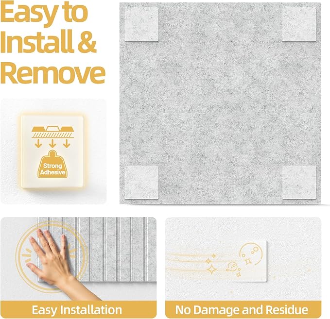 Large Cork Board for Wall 48" x 60" Gray Bulletin Board - Image 5