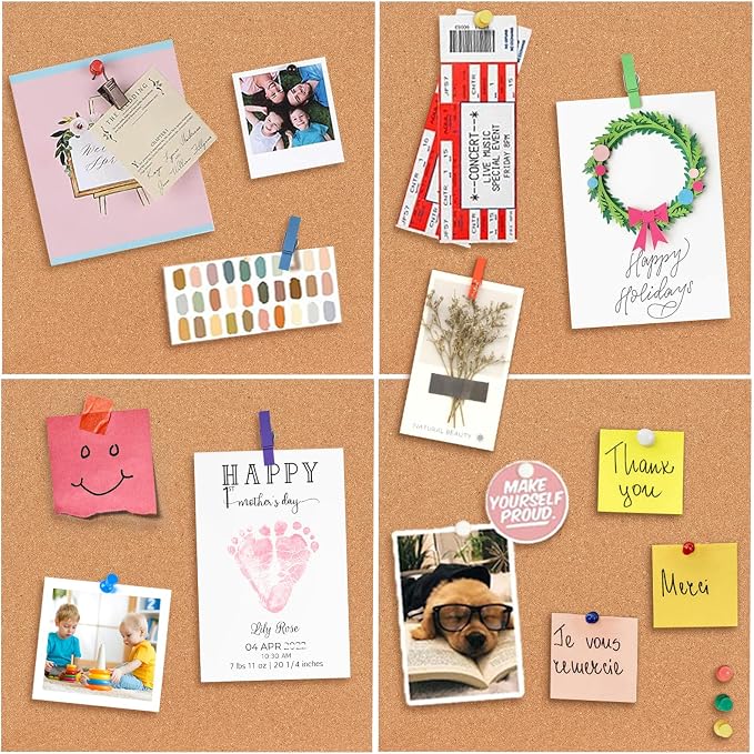 Square Cork Bulletin Board Tiles - Image 6