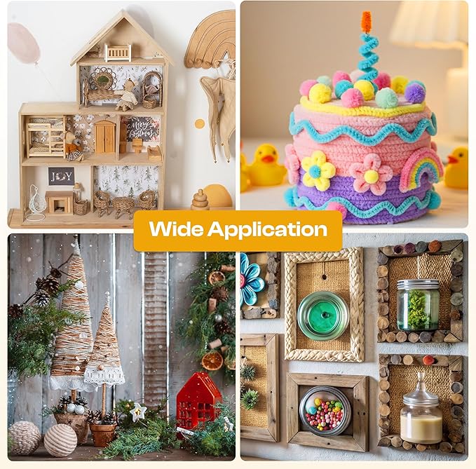 Caydo Cordless Hot Glue Gun, Portable Glue Gun, 2200mAh Type-C Rechargeable and Fast Heating, Heat Glue Gun Kit with 10PCS Glue Sticks for DIY Arts, Home Repairs, Crafting and Gift Making-DeskLoop Office