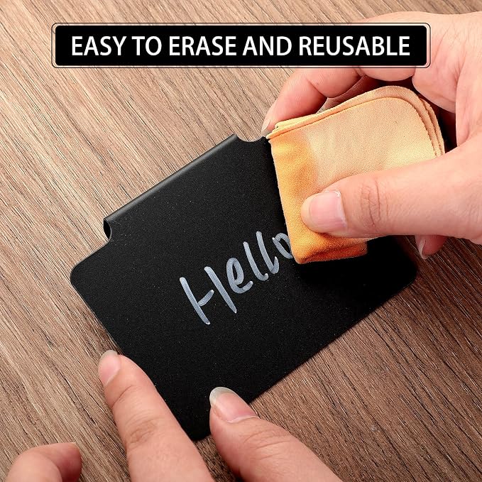 32 Pieces Basket Labels Clip Set, Include 30 Pieces Kitchen Clip Label Holder - Image 5