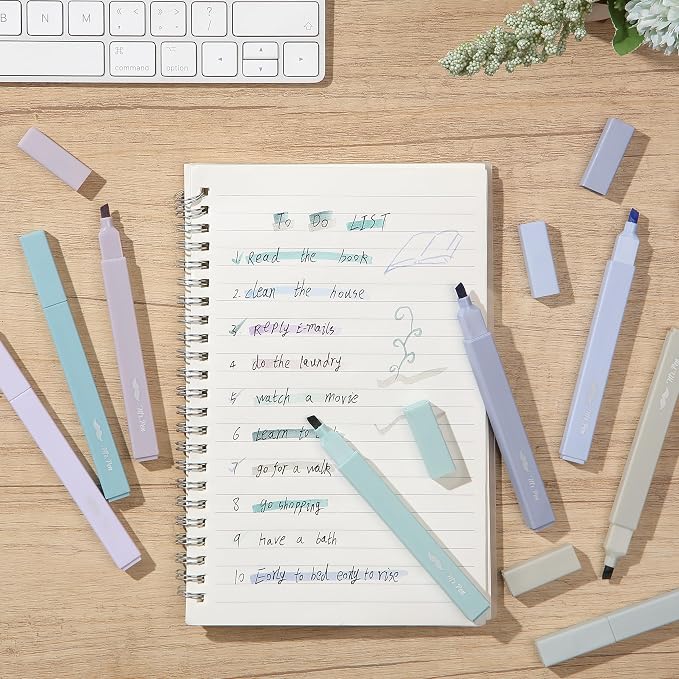 Mr. Pen- Aesthetic Highlighters No Bleed, 8 Pack, Cute Highlighters Assorted - Image 9