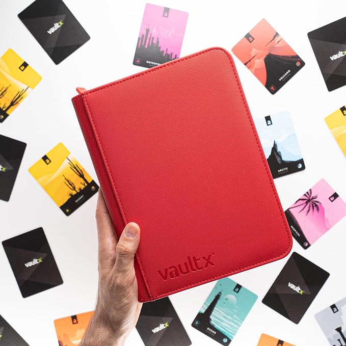 Vault X 4 Pocket Zip Binder, 160 Cards, Exo-Tec Material, 20 Side-Loading Pages - Image 5