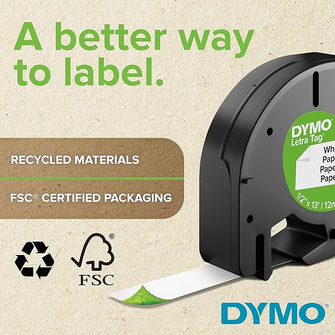DYMO Authentic LT Plastic Labeling Tape - Image 2