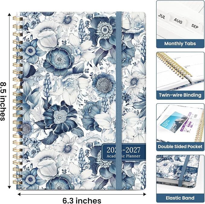 Planner 2026-2027, Academic Monthly and Weekly Calendar Planner - Image 4
