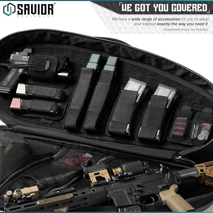 Savior Equipment Tactical Pistol Mag Pouch 9mm .40 45acp Open-Top Single & - Image 5
