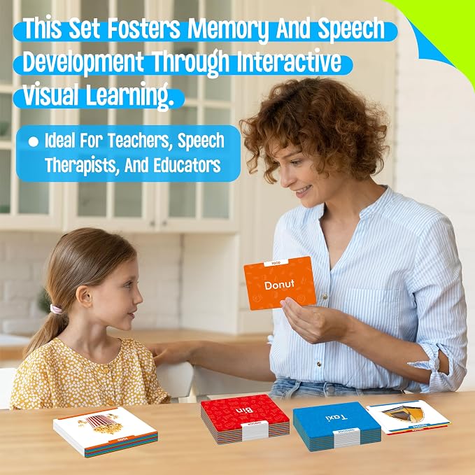 300 Noun Picture-Word Cards, Picture Flashcards Language Builder Visual Aid - Image 5