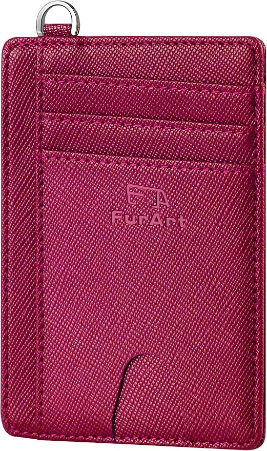 FurArt Slim Minimalist Wallet RFID Credit Card Holder by FurArt