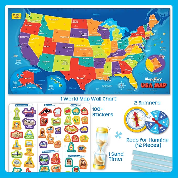 Imagimake Mapology USA Map - Image 3