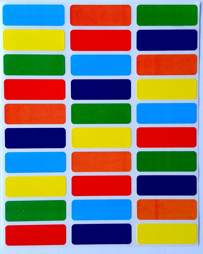 White Printable Labels Sheets + Bonus Color Labels Produce Excellent Results - Image 4