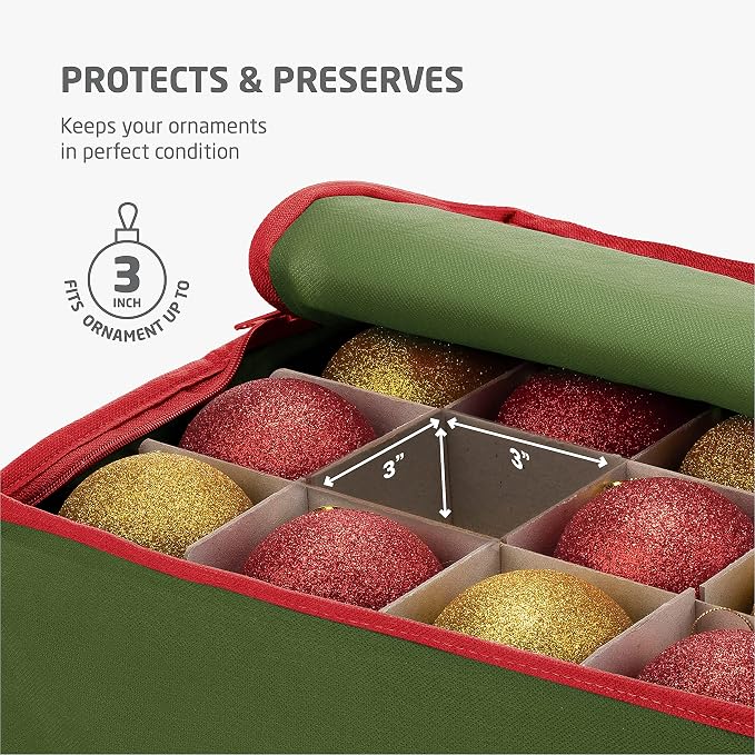 ZOBER Underbed Christmas Ornament Storage Box - Image 7