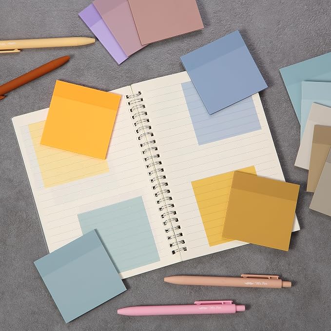Mr. Pen- Transparent Sticky Notes, 12 Pads, 600 Sheets | See Through - Image 8