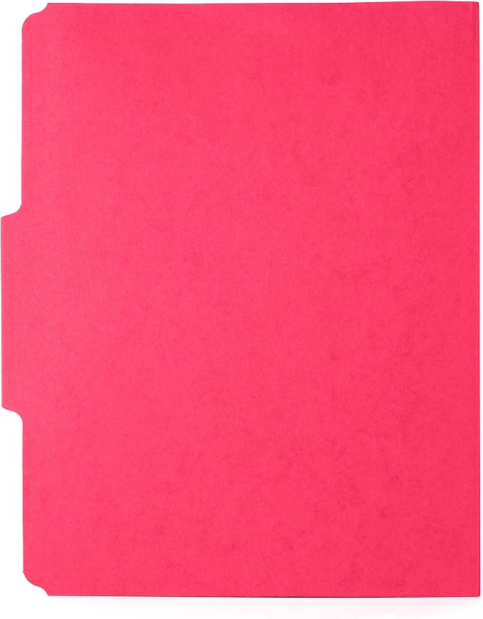 50 Red Fastener File Folders - Image 6
