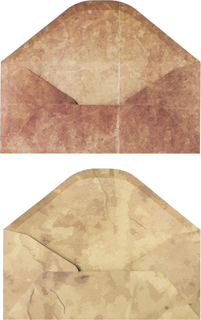 【Pack 48 】Vintage Style Envelopes - Image 7
