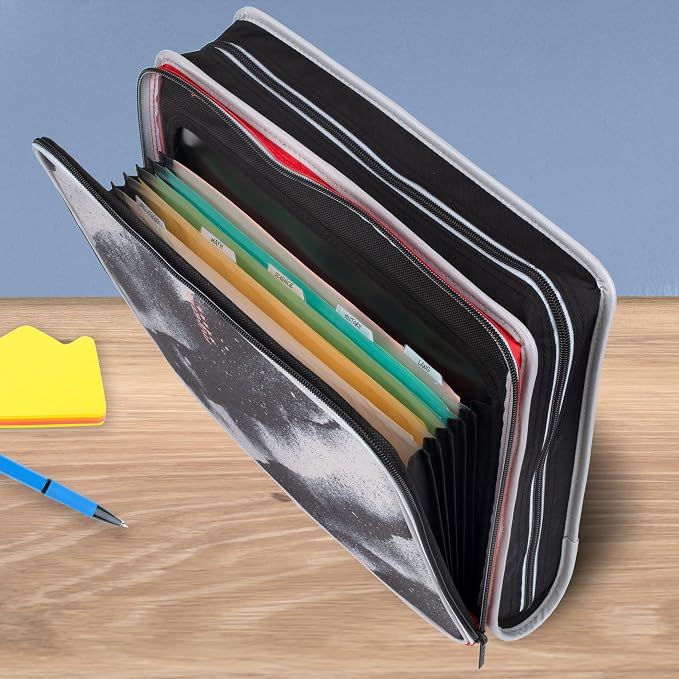 Five Star Zipper Binder 2 Inch O-Rings Case Organiser - Image 3
