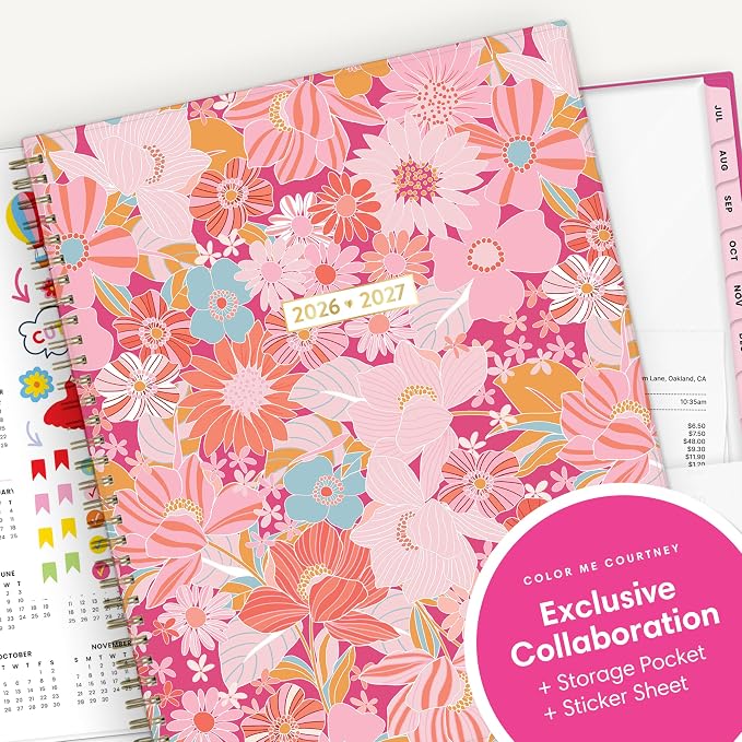 Blue Sky Color Me Courtney 2026-2027 Weekly and Monthly Academic Year Planner - Image 6