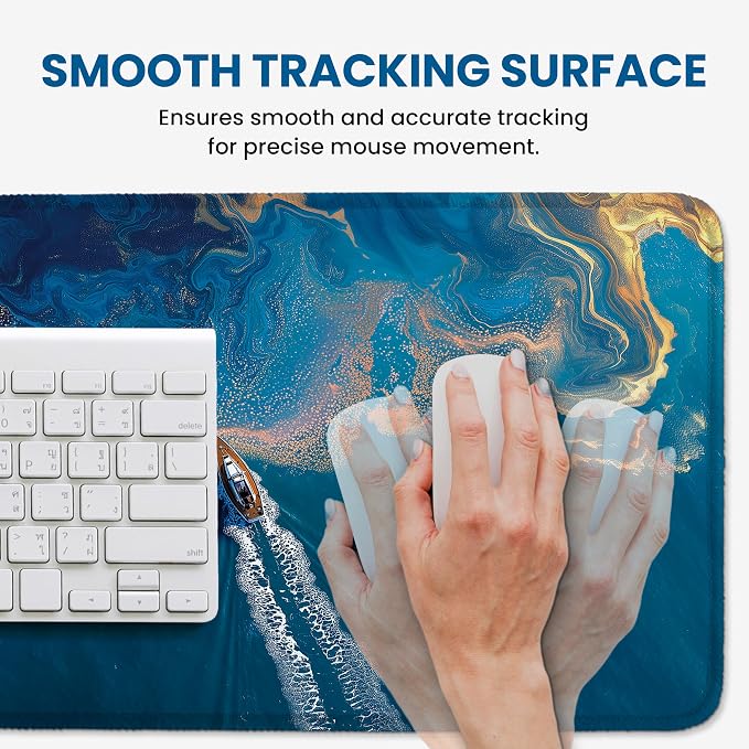 Aesthetic Desk Mat, Cute Coastal Escape Desk Pad Protector - Image 4