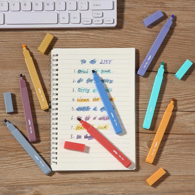 Mr. Pen- Aesthetic Highlighters No Bleed, 8 Pack, Cute Highlighters Assorted - Image 7