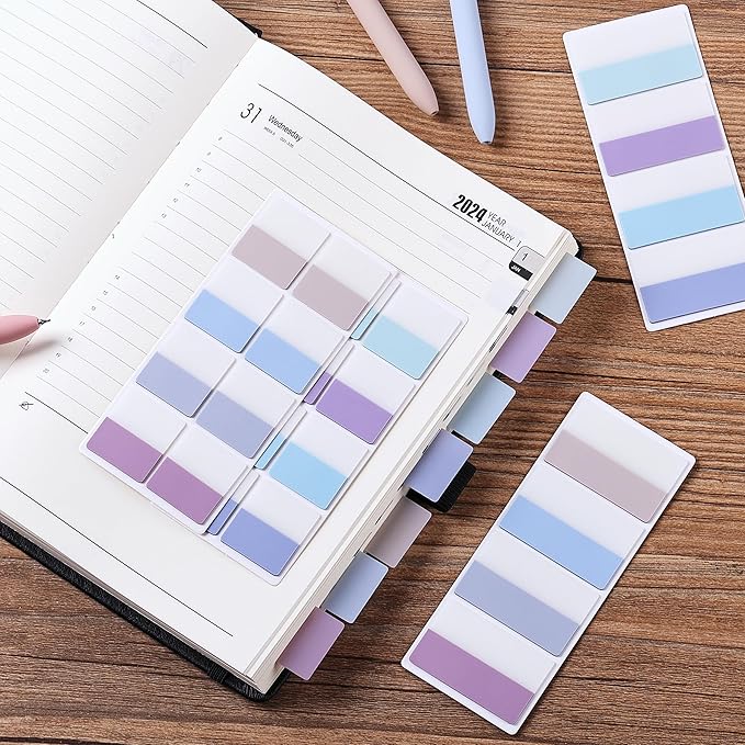 Mr. Pen- Sticky Index Tabs, 360 Pcs, Pastel Sticky Tabs for Notebooks, Page Markers, Page Tabs for Binders, Page Tabs Sticky Tabs for Books, Notebook Tabs, Book Sticky Tabs for Notebooks-DeskLoop Office
