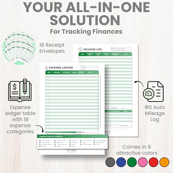 Extra Large Receipt Envelope & Receipts Organizer - Image 2