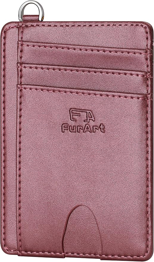 FurArt Slim Minimalist Wallet RFID Credit Card Holder by FurArt