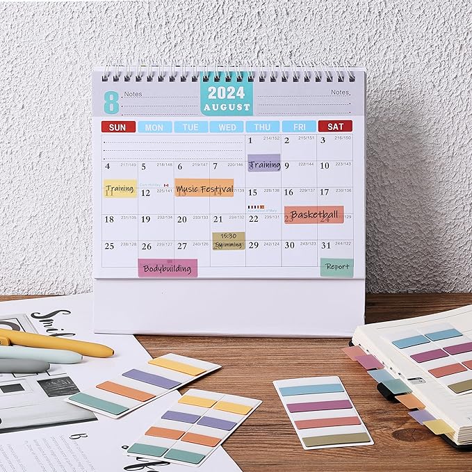 Mr. Pen- Sticky Index Tabs, 360 Pcs, Colorful Sticky Tabs for Notebooks, Page Markers, Page Tabs for Binders, Page Tabs Sticky Tabs for Books, Notebook Tabs, Book Sticky Tabs for Notebooks-DeskLoop Office