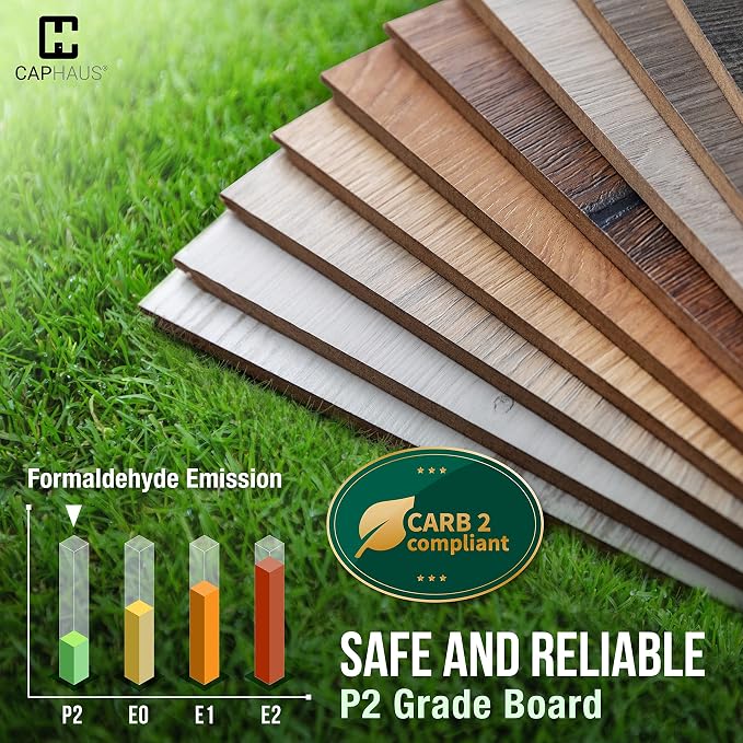 CAPHAUS 5 Tier Bookshelf, 24 Inch Width Free Standing Shelf, Bookcase Shelf - Image 7