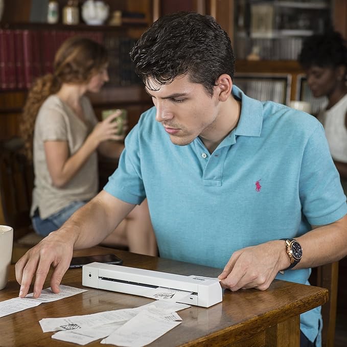 Doxie Go SE - The Intuitive Portable Document Scanner with Rechargeable Battery and Easy Software for Home, Office, or Work from Home-DeskLoop Office