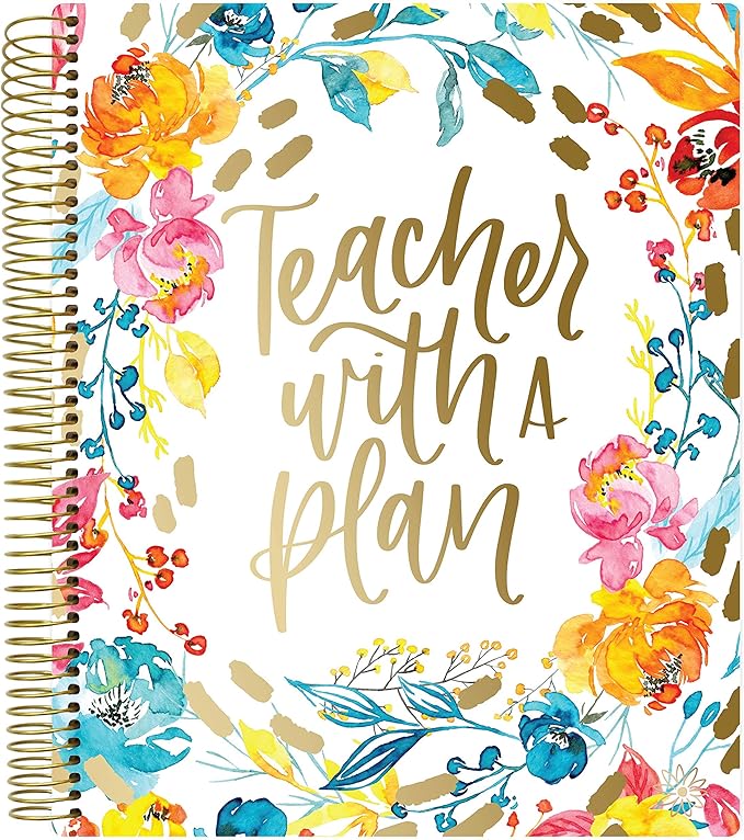 bloom daily planners New Undated Academic Year Teacher Planner & Calendar by bloomdailyplanners