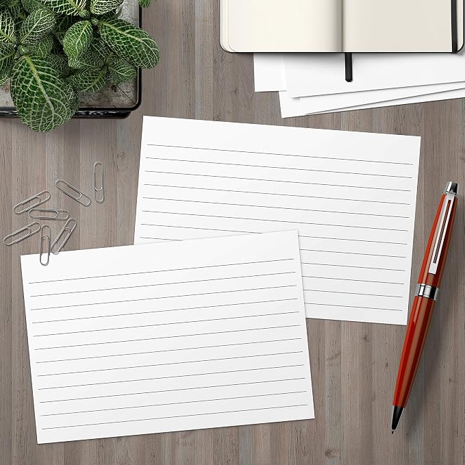 321Done Ruled Note Cards, 3x5 Thick Index Cards - Image 3