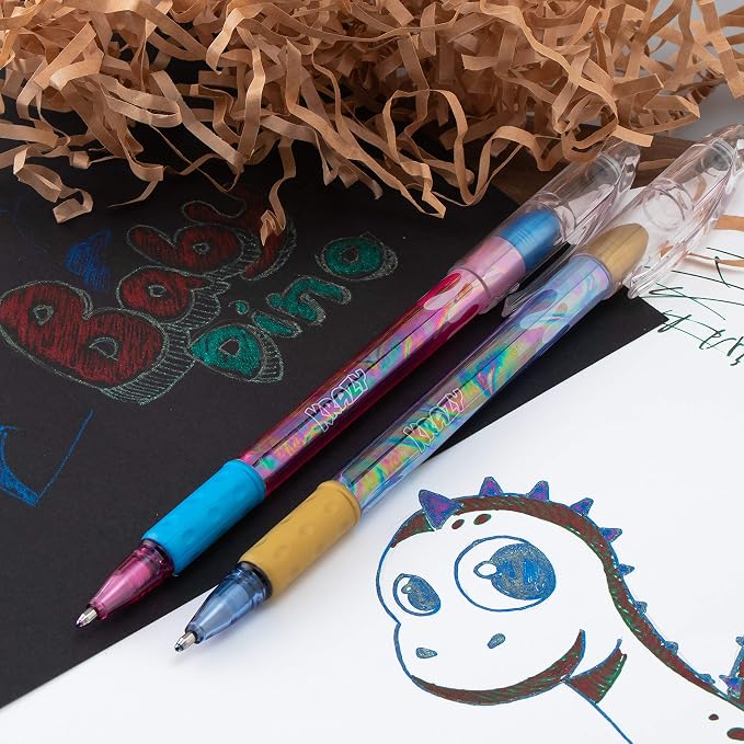 Pentel Arts Krazy Pop Iridescent Gel Pen, Bold Line - Image 7