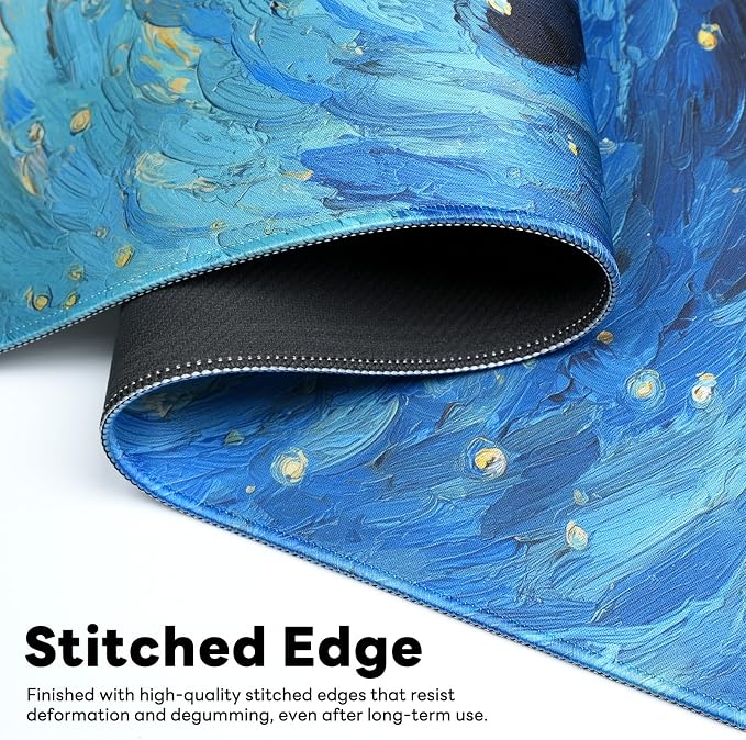 Desk Mat, Big Desk Pad, 31.5x11.8 Inches Extended Big Gaming Mouse Pad - Image 4