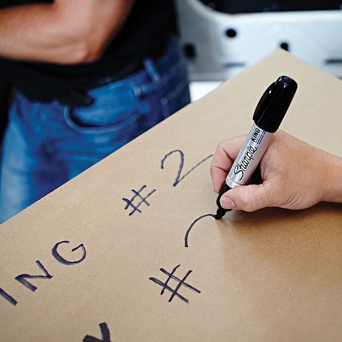 Sharpie King Size Permanent Marker, Large Chisel Tip - Image 2