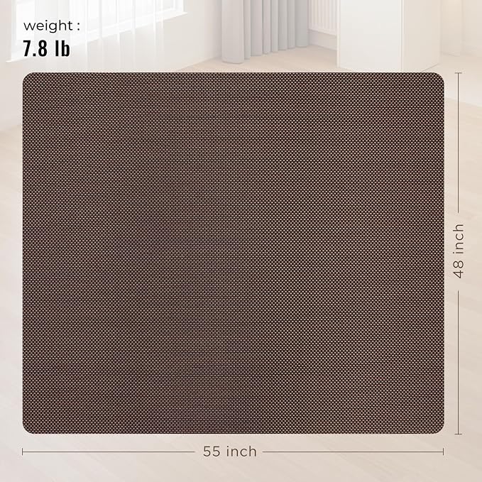 Office Chair Mat for Hard Floors, Heavy Duty Floor Protector Rolling Chairs for - Image 5