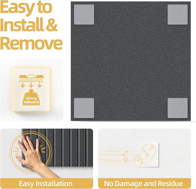 Large Cork Board for Wall 48" x 60" Black Bulletin Board - Image 5