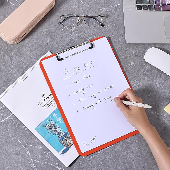 Mr. Pen- Plastic Clipboard, 12.5” x 9”, Clipboard Plastic | Low-Profile Metal - Image 6