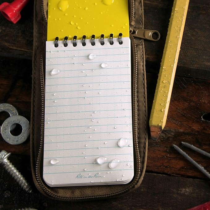 Rite in the Rain Weatherproof Top Spiral Notebook, Universal Pattern, 3 Pack - Image 9