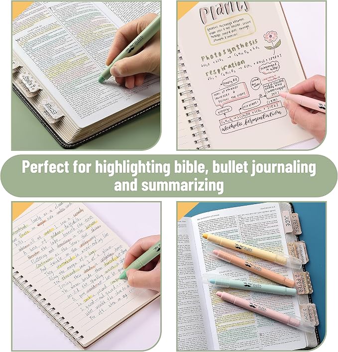 Mr. Pen- No Bleed Gel Highlighters, Pastel Colors, 8 Pack | Bible Highlighters - Image 9