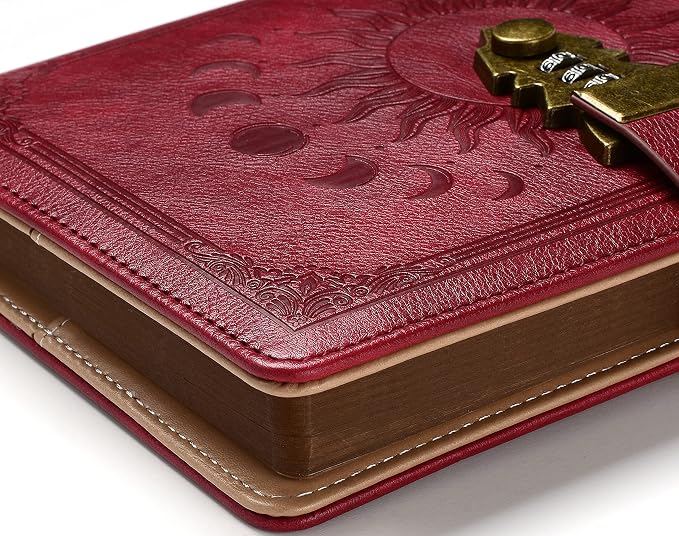 ZXHQ Diary with Lock for Women & Men, A5 240 Pages Lockable Journal with Pen - Image 2