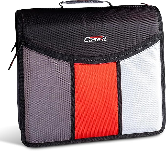 Case-it The Mighty Zip Tab Zipper Binder by Case-it