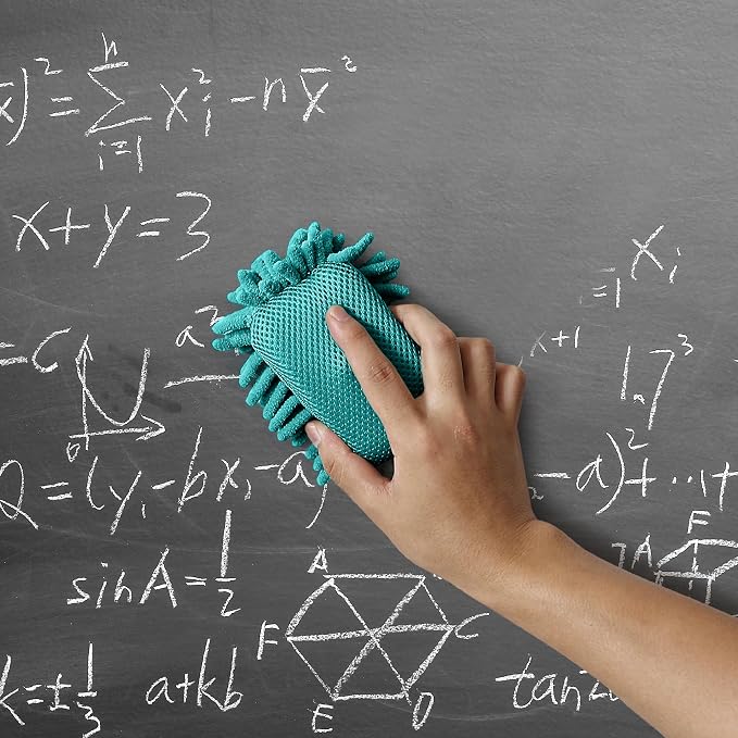 Mr. Pen- Magnetic Microfiber Shag Whiteboard Erasers, 4 Pack | Dual Surface - Image 4