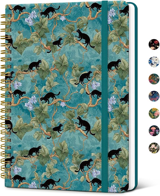 Taja Lined Spiral Notebook Journal by Taja