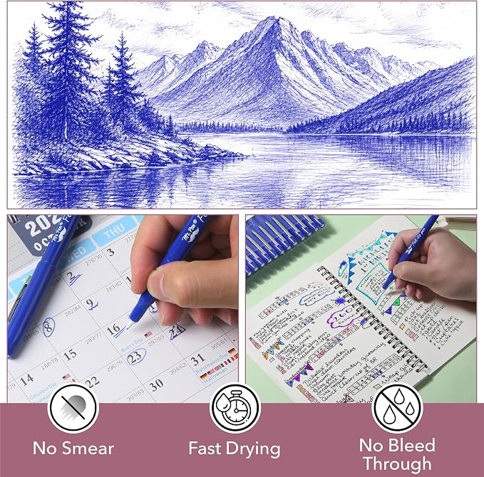 Mr. Pen- Felt Tip Pens, 30 Pack, 0.7 mm, Fast Dry | No Smear, Planner Markers - Image 4