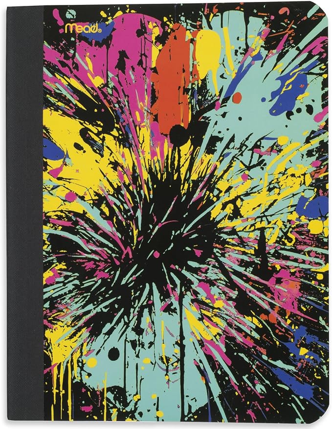 Mead Composition Notebook, College Ruled Paper, 7-1/2" x 9-3/4", 80 Sheets by Mead