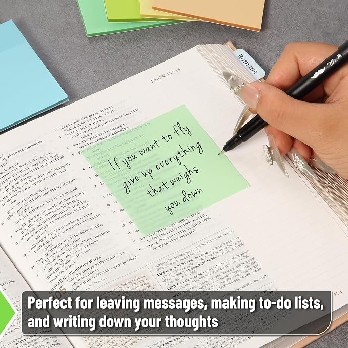 Mr. Pen- Transparent Sticky Notes, 12 Pads, 600 Sheets | See Through - Image 6