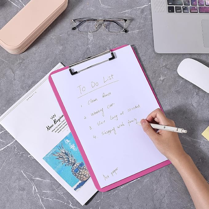 Mr. Pen- Plastic Clipboard, 12.5" x 9", 2 Pack, Hot Pink Clipboard Plastic | - Image 6