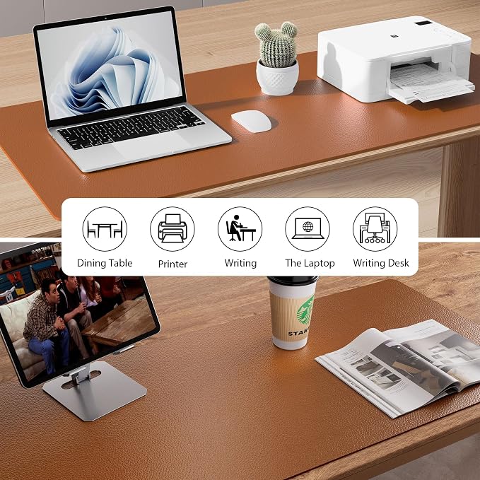 Aothia Faux Leather Desk Mat - Image 6